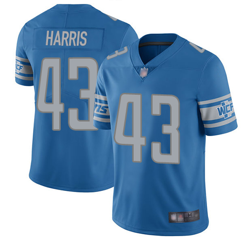 Nike Lions #43 Will Harris Blue Team Color Men's Stitched NFL Vapor Untouchable Limited Jersey Nike Lions #43 Will Harris Blue Team Color Men's Stitched NFL Vapor Untouchable Limited Jersey