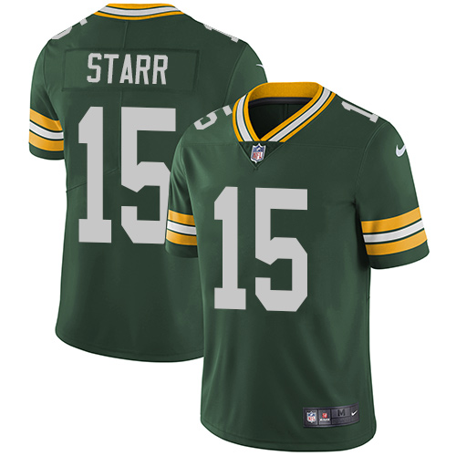 Nike Packers #15 Bart Starr Green Team Color Men's Stitched NFL Vapor Untouchable Limited Jersey Nike Packers #15 Bart Starr Green Team Color Men's Stitched NFL Vapor Untouchable Limited Jersey