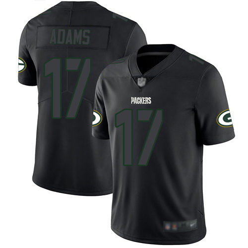 Nike Packers #17 Davante Adams Black Men's Stitched NFL Limited Rush Impact Jersey Nike Packers #17 Davante Adams Black Men's Stitched NFL Limited Rush Impact Jersey