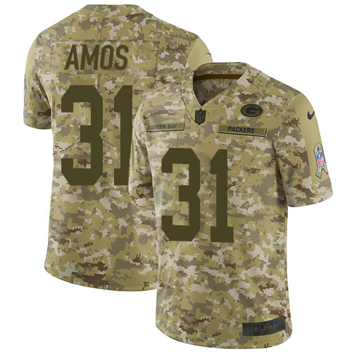Nike Packers #31 Adrian Amos Camo Men's Stitched NFL Limited 2018 Salute To Service Jersey Nike Packers #31 Adrian Amos Camo Men's Stitched NFL Limited 2018 Salute To Service Jersey
