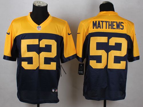Nike Packers #52 Clay Matthews Navy Blue Alternate Men's Stitched NFL New Elite Jersey Nike Packers #52 Clay Matthews Navy Blue Alternate Men's Stitched NFL New Elite Jersey