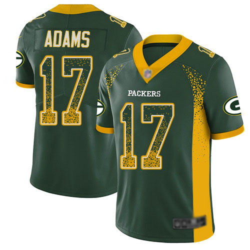 Nike Packers #17 Davante Adams Green Team Color Men's Stitched NFL Limited Rush Drift Fashion Jersey Nike Packers #17 Davante Adams Green Team Color Men's Stitched NFL Limited Rush Drift Fashion Jersey