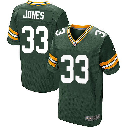 Nike Packers #33 Aaron Jones Green Team Color Men's Stitched NFL Elite Jersey Nike Packers #33 Aaron Jones Green Team Color Men's Stitched NFL Elite Jersey