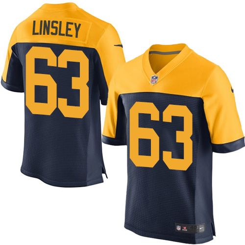 Nike Packers #63 Corey Linsley Navy Blue Alternate Men's Stitched NFL New Elite Jersey Nike Packers #63 Corey Linsley Navy Blue Alternate Men's Stitched NFL New Elite Jersey