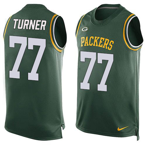 Nike Packers #77 Billy Turner Green Team Color Men's Stitched NFL Limited Tank Top Jersey Nike Packers #77 Billy Turner Green Team Color Men's Stitched NFL Limited Tank Top Jersey