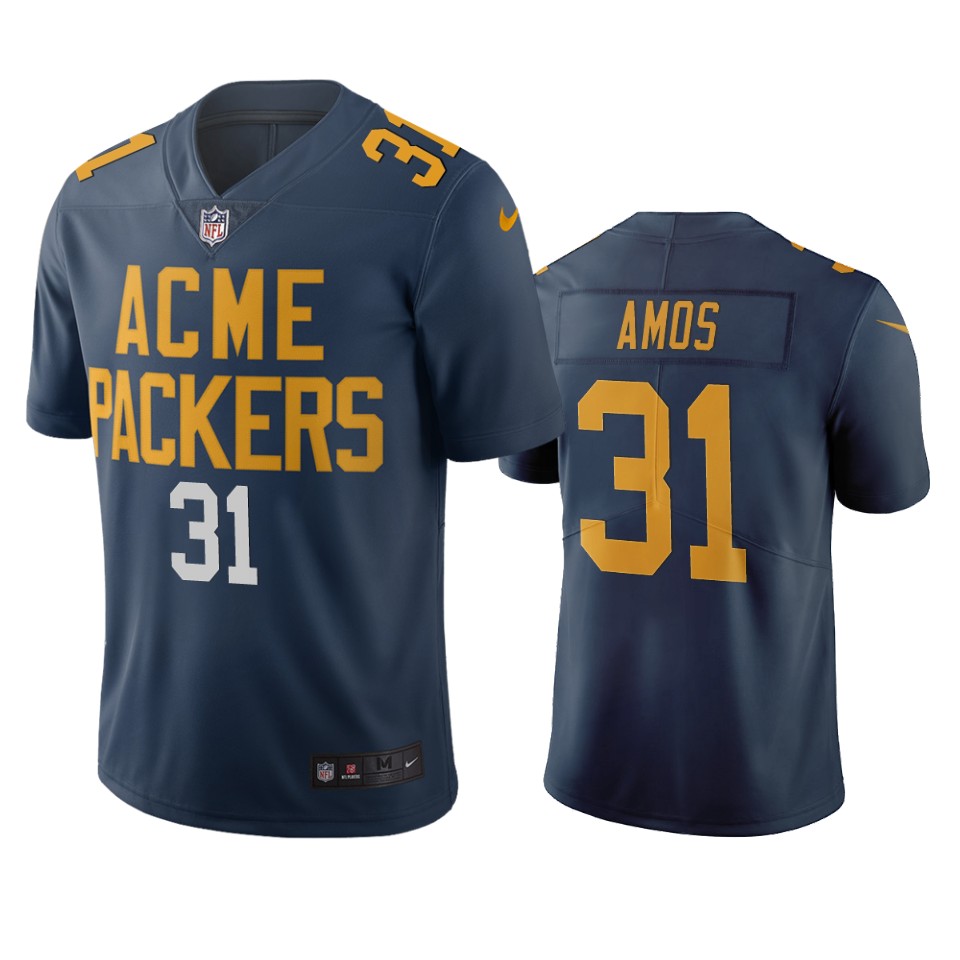 Green Bay Packers #31 Adrian Amos Navy Vapor Limited City Edition NFL Jersey Green Bay Packers #31 Adrian Amos Navy Vapor Limited City Edition NFL Jersey
