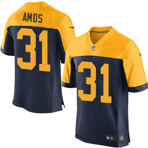 Nike Packers #31 Adrian Amos Navy Blue Alternate Men's Stitched NFL New Elite Jersey Nike Packers #31 Adrian Amos Navy Blue Alternate Men's Stitched NFL New Elite Jersey