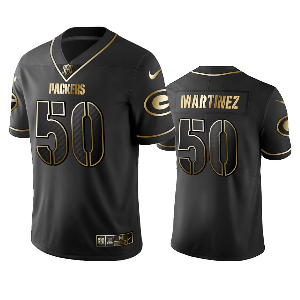 Packers #50 Blake Martinez Men's Stitched NFL Vapor Untouchable Limited Black Golden Jersey Packers #50 Blake Martinez Men's Stitched NFL Vapor Untouchable Limited Black Golden Jersey