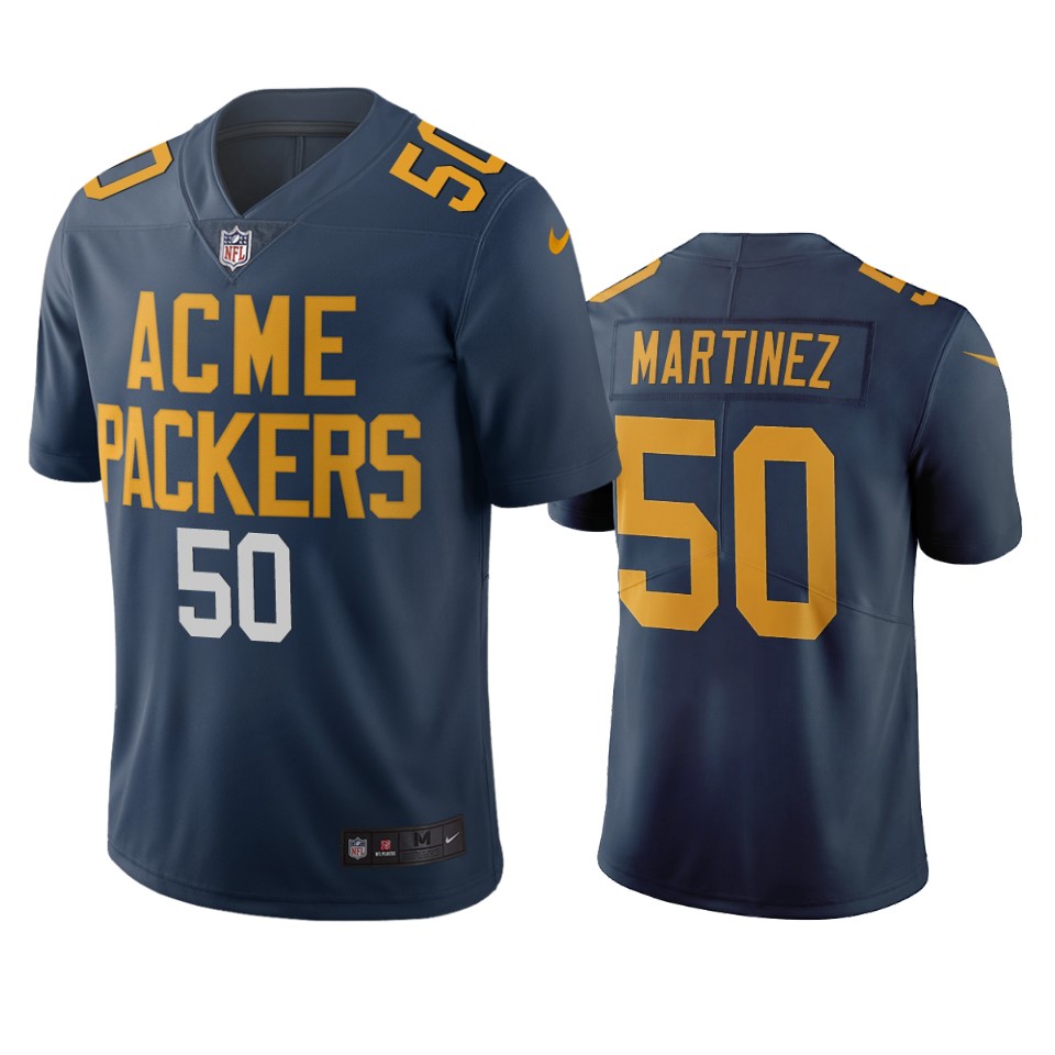 Green Bay Packers #50 Blake Martinez Navy Vapor Limited City Edition NFL Jersey Green Bay Packers #50 Blake Martinez Navy Vapor Limited City Edition NFL Jersey