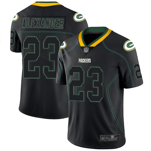 Nike Packers #23 Jaire Alexander Lights Out Black Men's Stitched NFL Limited Rush Jersey Nike Packers #23 Jaire Alexander Lights Out Black Men's Stitched NFL Limited Rush Jersey