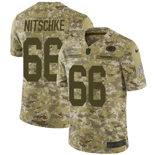 Nike Packers #66 Ray Nitschke Camo Men's Stitched NFL Limited 2018 Salute To Service Jersey Nike Packers #66 Ray Nitschke Camo Men's Stitched NFL Limited 2018 Salute To Service Jersey