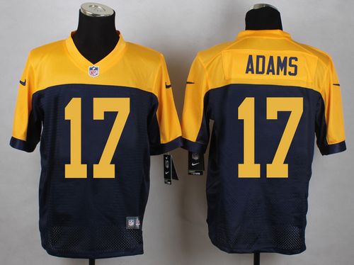 Nike Packers #17 Davante Adams Navy Blue Alternate Men's Stitched NFL New Elite Jersey Nike Packers #17 Davante Adams Navy Blue Alternate Men's Stitched NFL New Elite Jersey