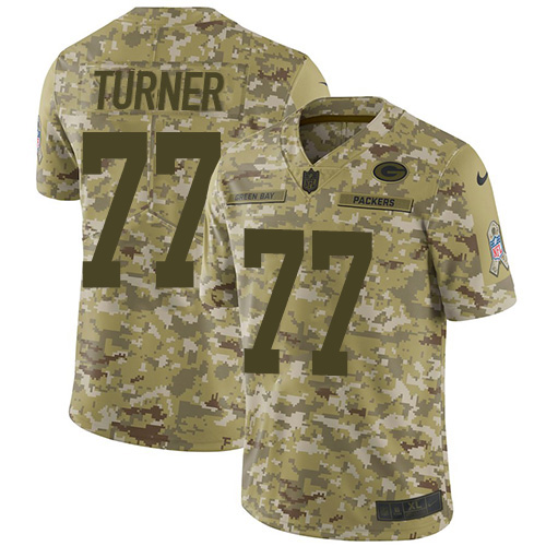 Nike Packers #77 Billy Turner Camo Men's Stitched NFL Limited 2018 Salute To Service Jersey Nike Packers #77 Billy Turner Camo Men's Stitched NFL Limited 2018 Salute To Service Jersey