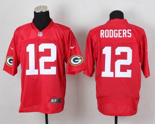 Nike Packers #12 Aaron Rodgers Red Men's Stitched NFL Elite QB Practice Jersey Nike Packers #12 Aaron Rodgers Red Men's Stitched NFL Elite QB Practice Jersey