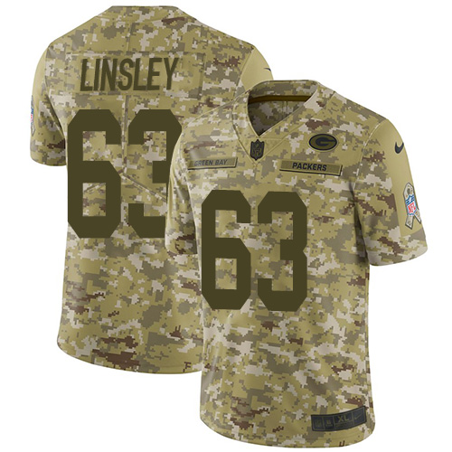 Nike Packers #63 Corey Linsley Camo Men's Stitched NFL Limited 2018 Salute To Service Jersey Nike Packers #63 Corey Linsley Camo Men's Stitched NFL Limited 2018 Salute To Service Jersey