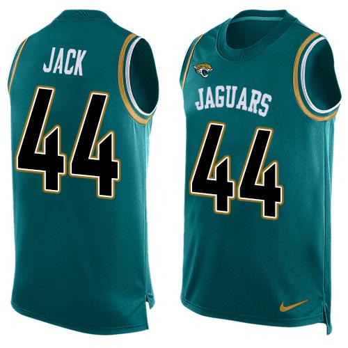 Nike Jaguars #44 Myles Jack Teal Green Alternate Men's Stitched NFL Limited Tank Top Jersey Nike Jaguars #44 Myles Jack Teal Green Alternate Men's Stitched NFL Limited Tank Top Jersey