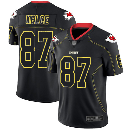 Nike Chiefs #87 Travis Kelce Lights Out Black Men's Stitched NFL Limited Rush Jersey Nike Chiefs #87 Travis Kelce Lights Out Black Men's Stitched NFL Limited Rush Jersey