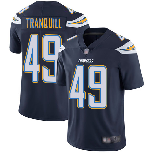 Nike Chargers #49 Drue Tranquill Navy Blue Team Color Men's Stitched NFL Vapor Untouchable Limited Jersey Nike Chargers #49 Drue Tranquill Navy Blue Team Color Men's Stitched NFL Vapor Untouchable Limited Jersey