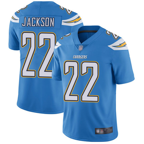 Nike Chargers #22 Justin Jackson Electric Blue Alternate Men's Stitched NFL Vapor Untouchable Limited Jersey Nike Chargers #22 Justin Jackson Electric Blue Alternate Men's Stitched NFL Vapor Untouchable Limited Jersey