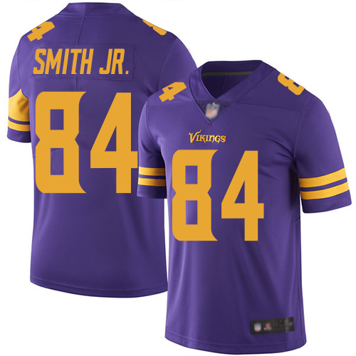 Nike Vikings #84 Irv Smith Jr. Purple Men's Stitched NFL Limited Rush Jersey Nike Vikings #84 Irv Smith Jr. Purple Men's Stitched NFL Limited Rush Jersey