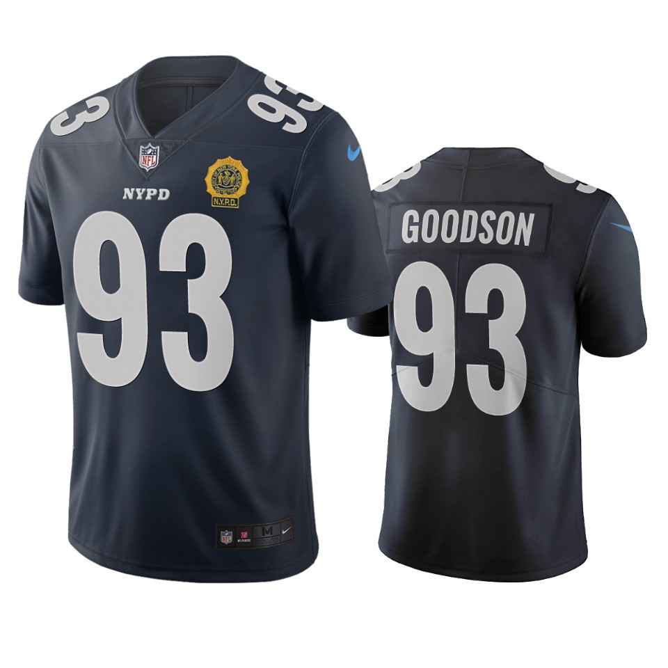 New York Giants #93 B.J. Goodson Navy Vapor Limited City Edition NFL Jersey New York Giants #93 B.J. Goodson Navy Vapor Limited City Edition NFL Jersey