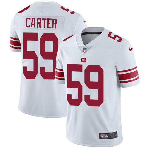 Nike Giants #59 Lorenzo Carter White Men's Stitched NFL Vapor Untouchable Limited Jersey Nike Giants #59 Lorenzo Carter White Men's Stitched NFL Vapor Untouchable Limited Jersey