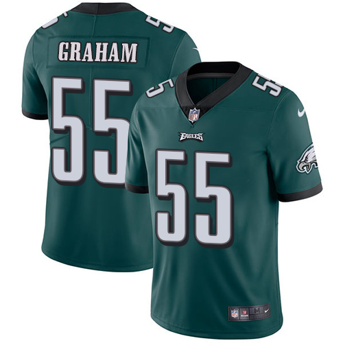 Nike Eagles #55 Brandon Graham Midnight Green Team Color Men's Stitched NFL Vapor Untouchable Limited Jersey Nike Eagles #55 Brandon Graham Midnight Green Team Color Men's Stitched NFL Vapor Untouchable Limited Jersey