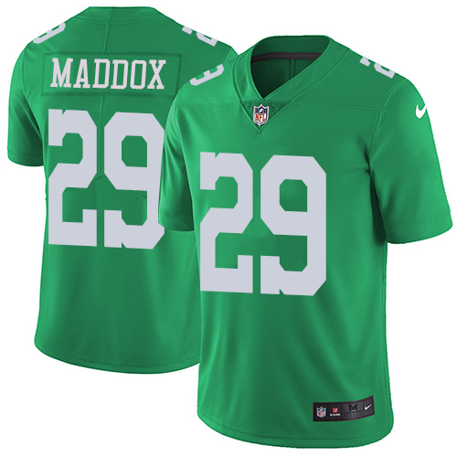 Nike Eagles #29 Avonte Maddox Green Men's Stitched NFL Limited Rush Jersey Nike Eagles #29 Avonte Maddox Green Men's Stitched NFL Limited Rush Jersey