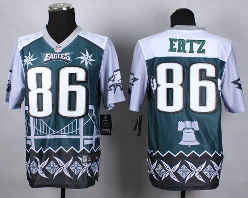 Nike Eagles #86 Zach Ertz Midnight Green Men's Stitched NFL Elite Noble Fashion Jersey Nike Eagles #86 Zach Ertz Midnight Green Men's Stitched NFL Elite Noble Fashion Jersey