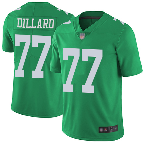 Nike Eagles #77 Andre Dillard Green Men's Stitched NFL Limited Rush Jersey Nike Eagles #77 Andre Dillard Green Men's Stitched NFL Limited Rush Jersey