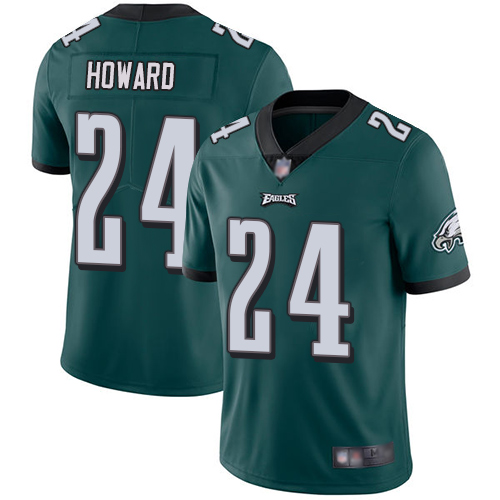 Nike Eagles #24 Jordan Howard Midnight Green Team Color Men's Stitched NFL Vapor Untouchable Limited Jersey Nike Eagles #24 Jordan Howard Midnight Green Team Color Men's Stitched NFL Vapor Untouchable Limited Jersey