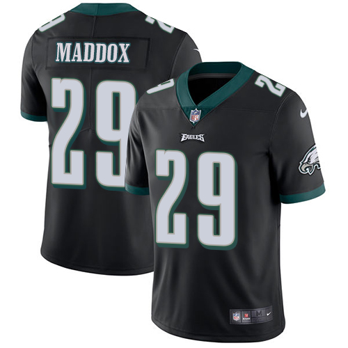 Nike Eagles #29 Avonte Maddox Black Alternate Men's Stitched NFL Vapor Untouchable Limited Jersey Nike Eagles #29 Avonte Maddox Black Alternate Men's Stitched NFL Vapor Untouchable Limited Jersey