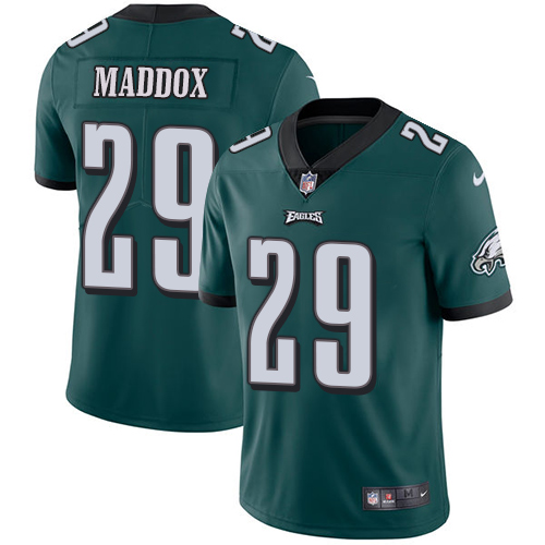 Nike Eagles #29 Avonte Maddox Midnight Green Team Color Men's Stitched NFL Vapor Untouchable Limited Jersey Nike Eagles #29 Avonte Maddox Midnight Green Team Color Men's Stitched NFL Vapor Untouchable Limited Jersey