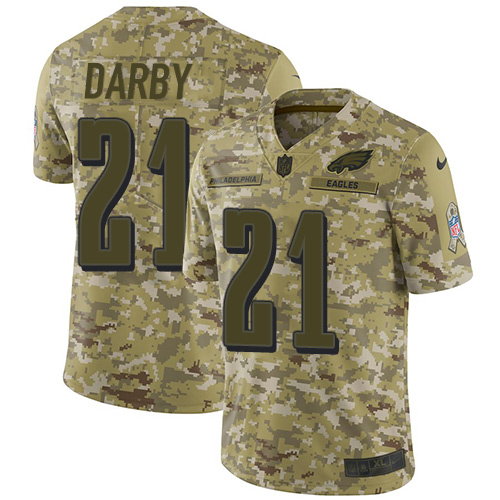Nike Eagles #21 Ronald Darby Camo Men's Stitched NFL Limited 2018 Salute To Service Jersey Nike Eagles #21 Ronald Darby Camo Men's Stitched NFL Limited 2018 Salute To Service Jersey