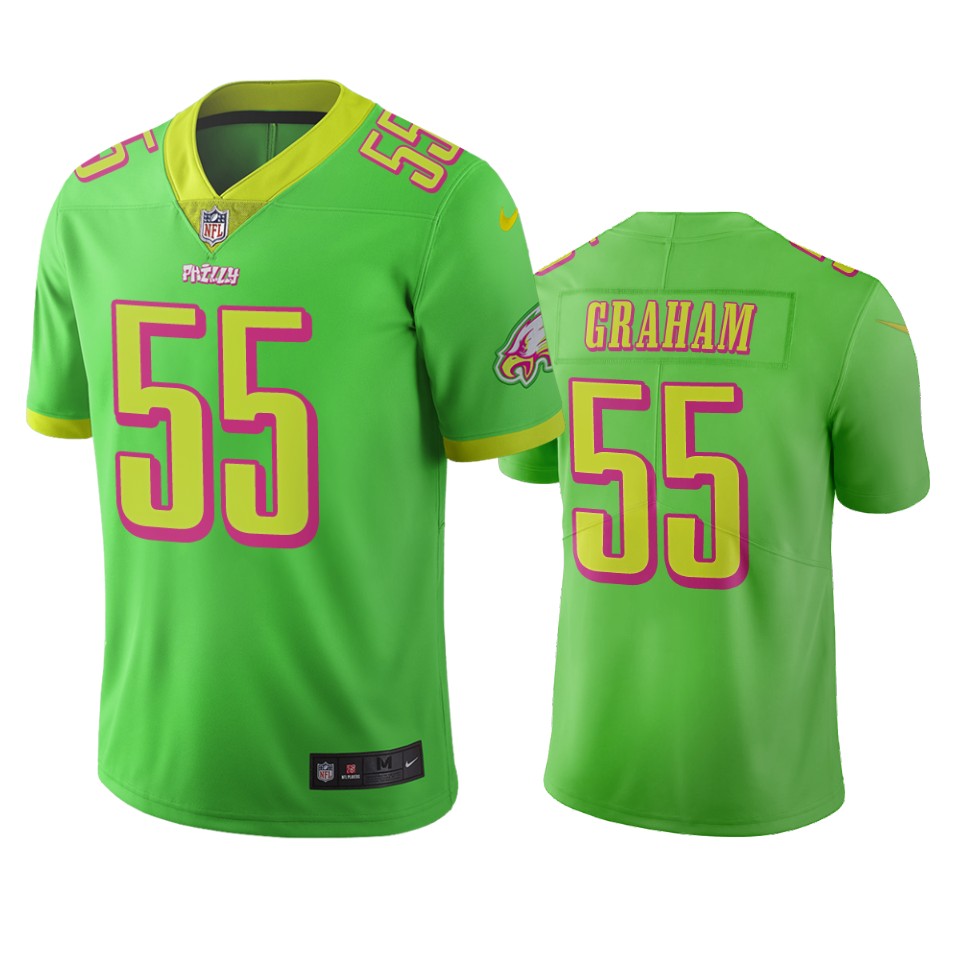 Philadelphia Eagles #55 Brandon Graham Green Vapor Limited City Edition NFL Jersey Philadelphia Eagles #55 Brandon Graham Green Vapor Limited City Edition NFL Jersey