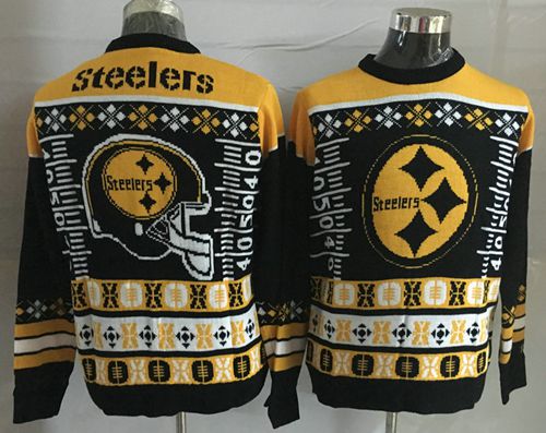 Nike Steelers Men's Ugly Sweater_1 Nike Steelers Men's Ugly Sweater_1