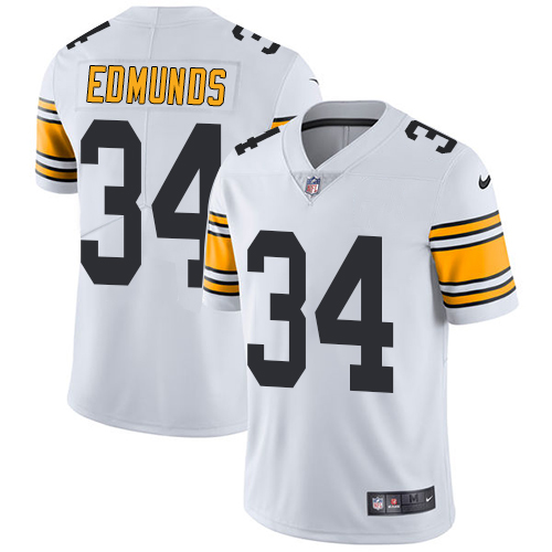 Nike Steelers #34 Terrell Edmunds White Men's Stitched NFL Vapor Untouchable Limited Jersey Nike Steelers #34 Terrell Edmunds White Men's Stitched NFL Vapor Untouchable Limited Jersey
