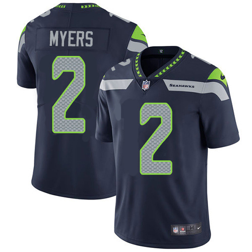 Nike Seahawks #2 Jason Myers Steel Blue Team Color Men's Stitched NFL Vapor Untouchable Limited Jersey Nike Seahawks #2 Jason Myers Steel Blue Team Color Men's Stitched NFL Vapor Untouchable Limited Jersey