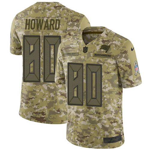 Nike Buccaneers #80 O. J. Howard Camo Men's Stitched NFL Limited 2018 Salute To Service Jersey Nike Buccaneers #80 O. J. Howard Camo Men's Stitched NFL Limited 2018 Salute To Service Jersey