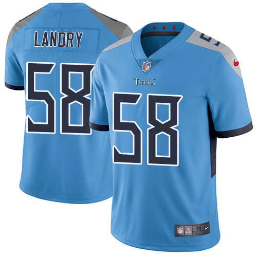 Nike Titans #58 Harold Landry Light Blue Alternate Men's Stitched NFL Vapor Untouchable Limited Jersey Nike Titans #58 Harold Landry Light Blue Alternate Men's Stitched NFL Vapor Untouchable Limited Jersey