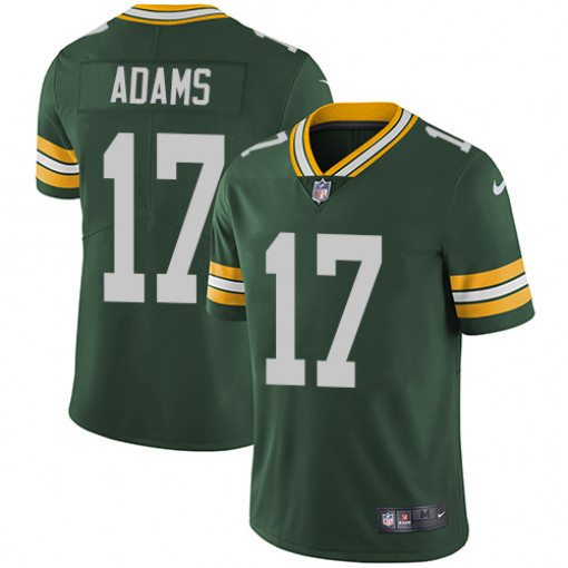 Men's Packers #17 Davante Adams Green Men's Stitched NFL Limited Rush Jersey Men's Packers #17 Davante Adams Green Men's Stitched NFL Limited Rush Jersey