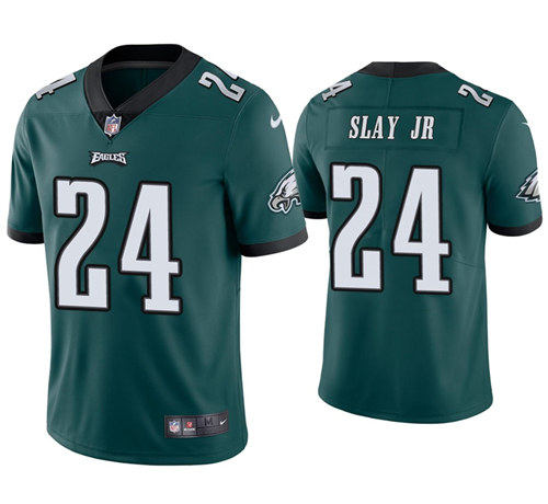 Men's Philadelphia Eagles #24 Darius Slay JR Midnight Green Vapor Untouchable Limited Stitched NFL Jersey Men's Philadelphia Eagles #24 Darius Slay JR Midnight Green Vapor Untouchable Limited Stitched NFL Jersey