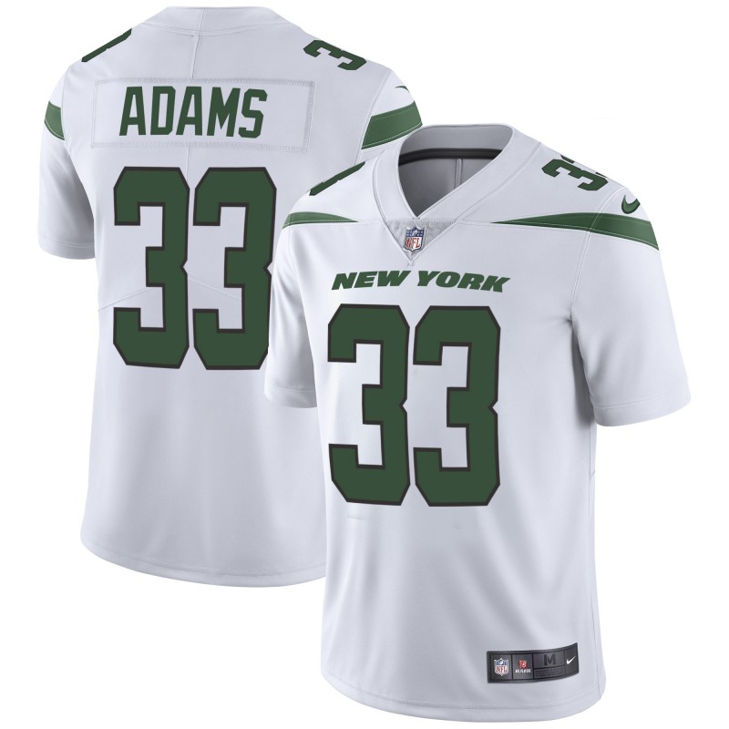 Men's New York Jets #33 Jamal Adams White Vapor Untouchable Limited Stitched NFL Jersey Men's New York Jets #33 Jamal Adams White Vapor Untouchable Limited Stitched NFL Jersey
