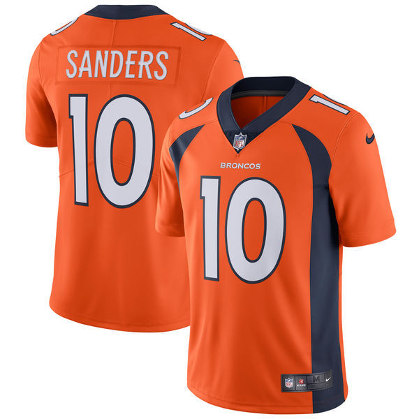 Men's Denver Broncos #10 Jerry Jeudy Orange 2020 Vapor Untouchable Stitched Jersey Men's Denver Broncos #10 Jerry Jeudy Orange 2020 Vapor Untouchable Stitched Jersey