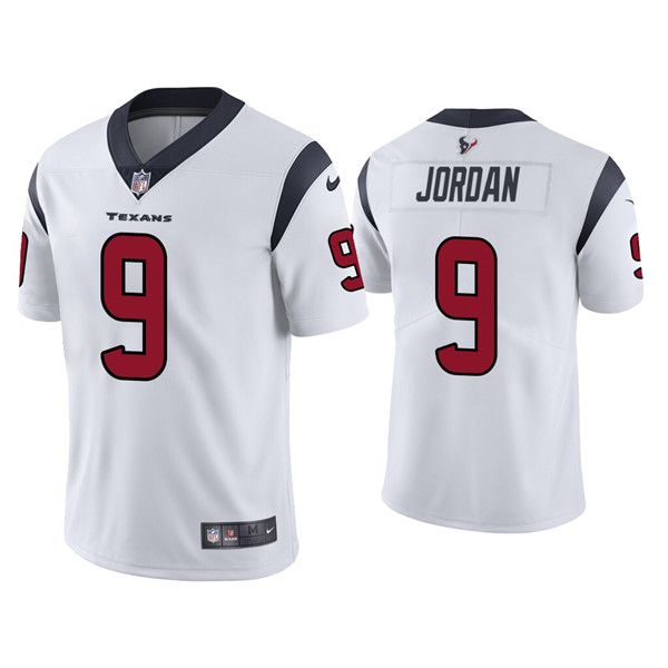 Men's Houston Texans #9 Brevin Jordan White Vapor Untouchable Limited Stitched Jersey Men's Houston Texans #9 Brevin Jordan White Vapor Untouchable Limited Stitched Jersey