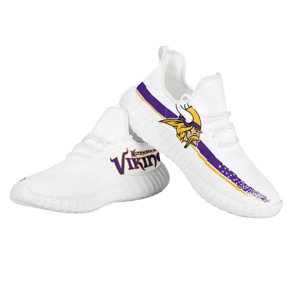 Women's Minnesota Vikings Mesh Knit Sneakers/Shoes 006 Women's Minnesota Vikings Mesh Knit Sneakers/Shoes 006