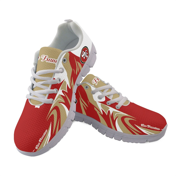 Women's San Francisco 49ers AQ Running Shoes 004 Women's San Francisco 49ers AQ Running Shoes 004