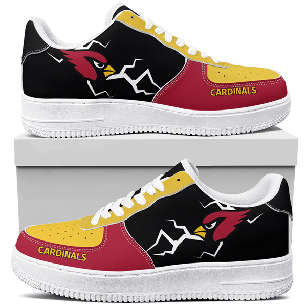 Men's Arizona Cardinals Air Force 1 Sneakers 001 Men's Arizona Cardinals Air Force 1 Sneakers 001