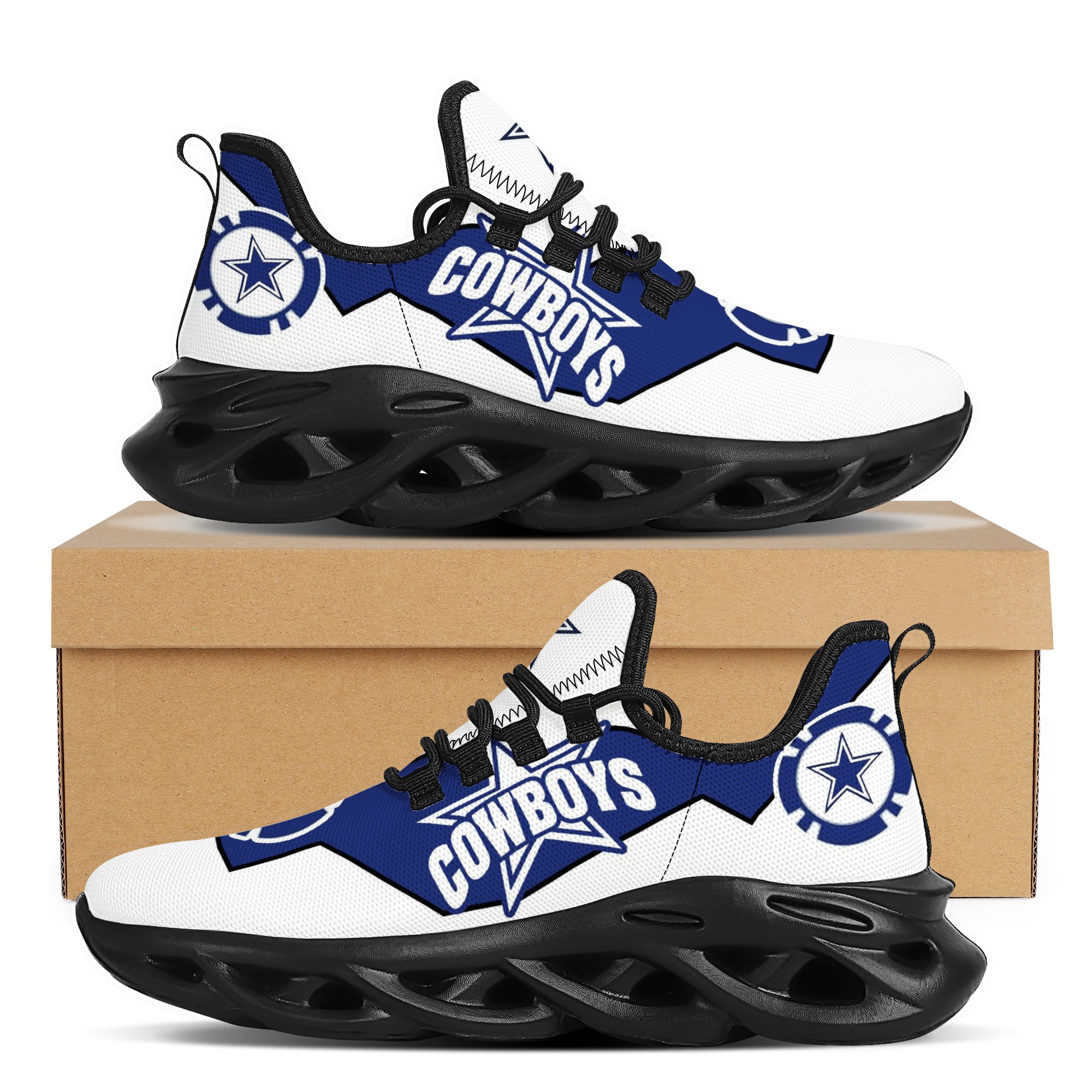 Men's Dallas Cowboys Flex Control Sneakers 003 Men's Dallas Cowboys Flex Control Sneakers 003