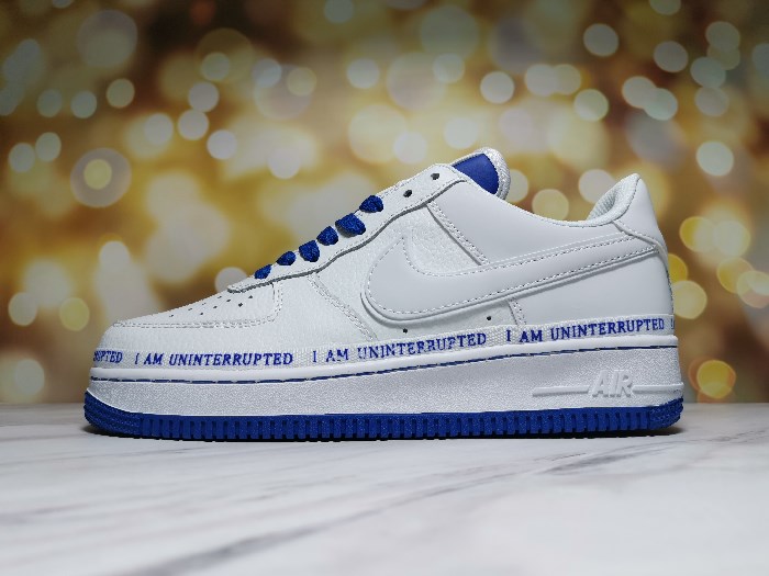 Women's Air Force 1 White/Royal Shoes 0175 Women's Air Force 1 White/Royal Shoes 0175